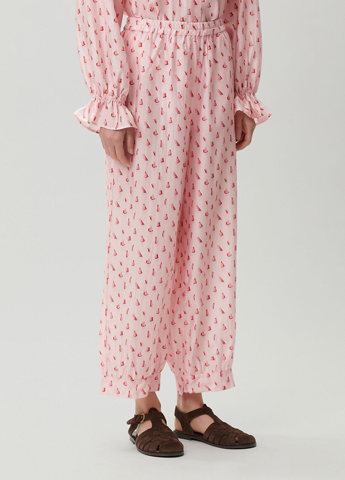 American Vintage Pembe Pantolon görsel 3