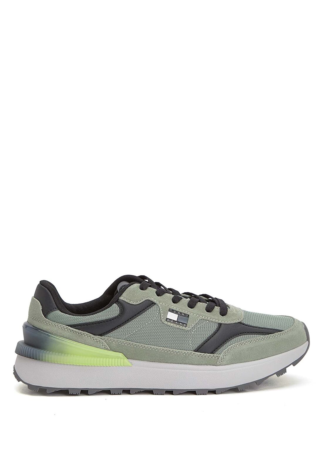 Tommy Hilfiger Yeşil Erkek Sneaker