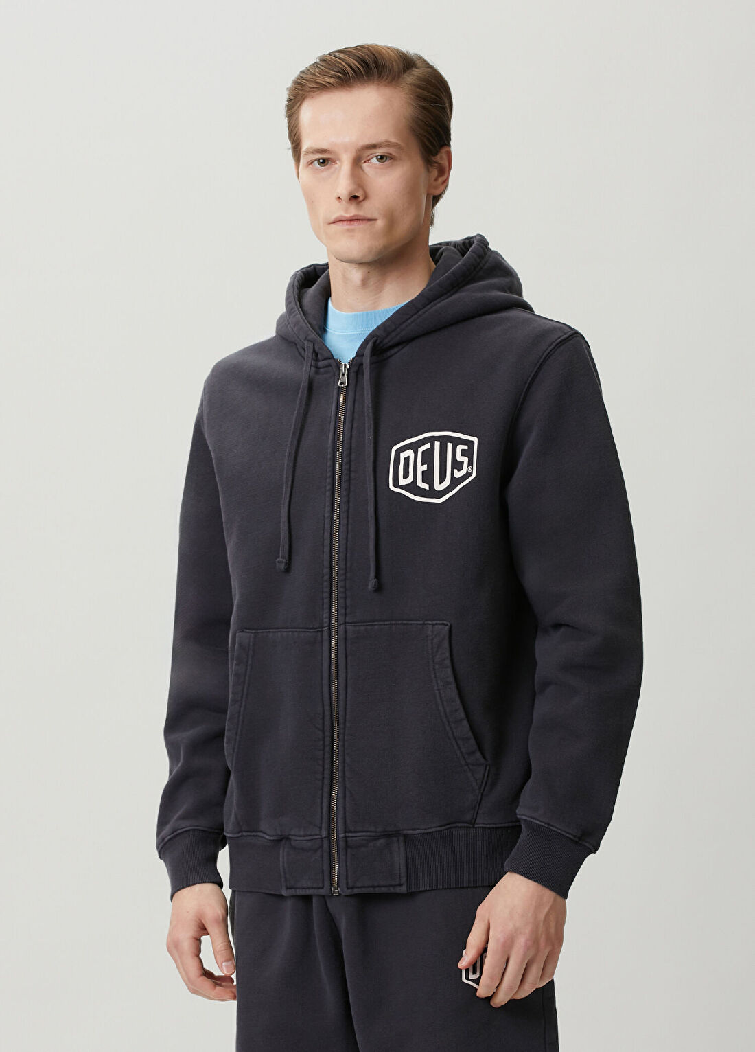 Deus Ex Machina Siyah Kapüşonlu Sweatshirt görsel 3