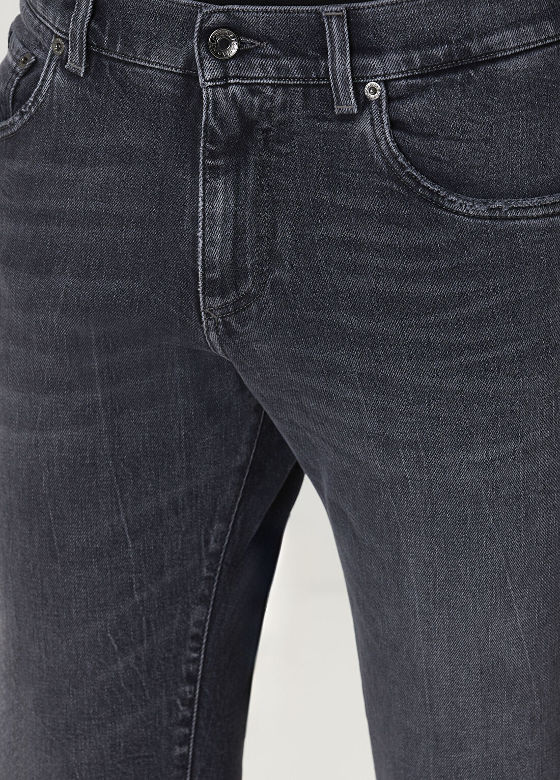 Dolce&Gabbana Slim Fit Gri Jean Pantolon görsel 4