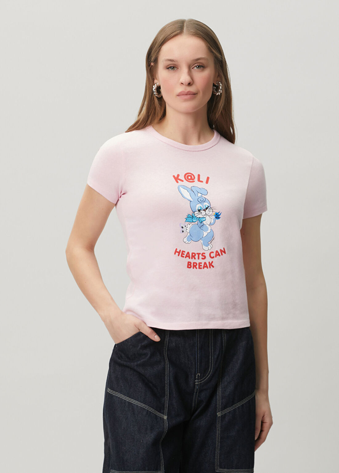 Kenzo Cartoon Pembe T-shirt