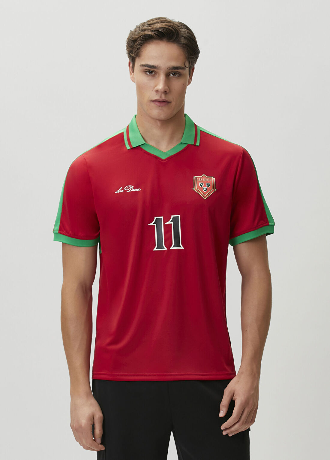 Les Deux Portugal Football Jersey Kırmızı Polo T-shirt