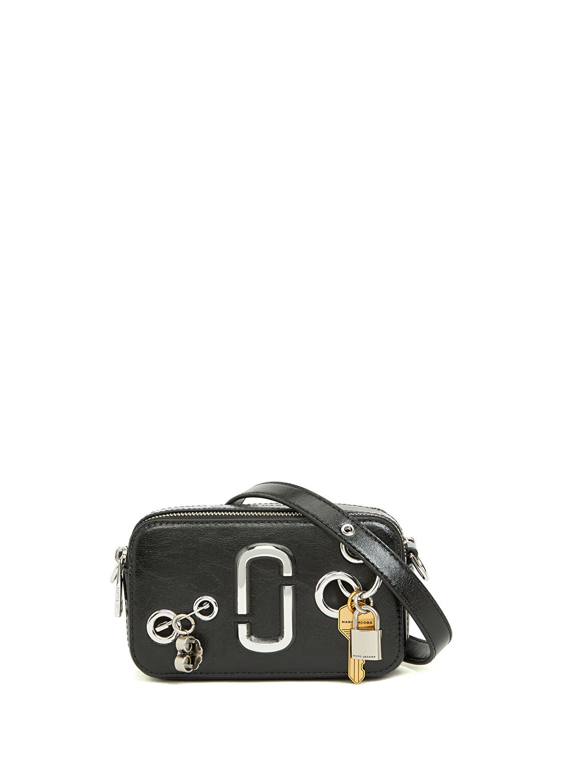 Marc Jacobs The Grommet Charm Snapshot Siyah Kadın Çanta