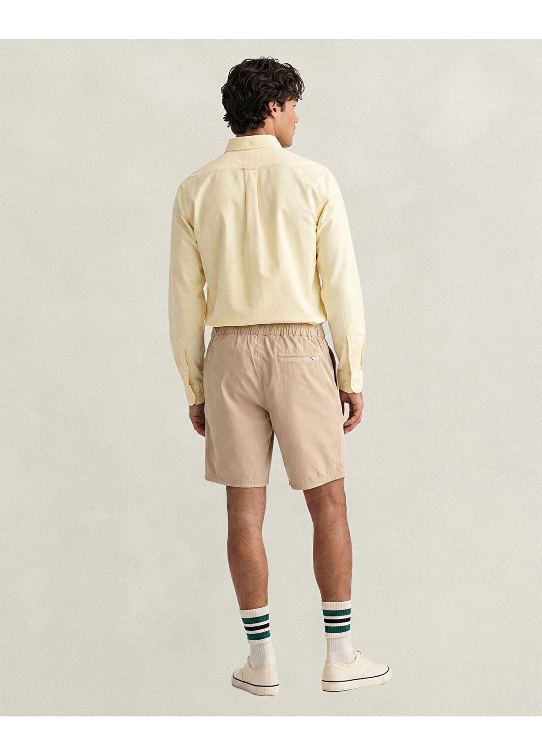 Gant Krem Slim Fit Erkek Şort görsel 2