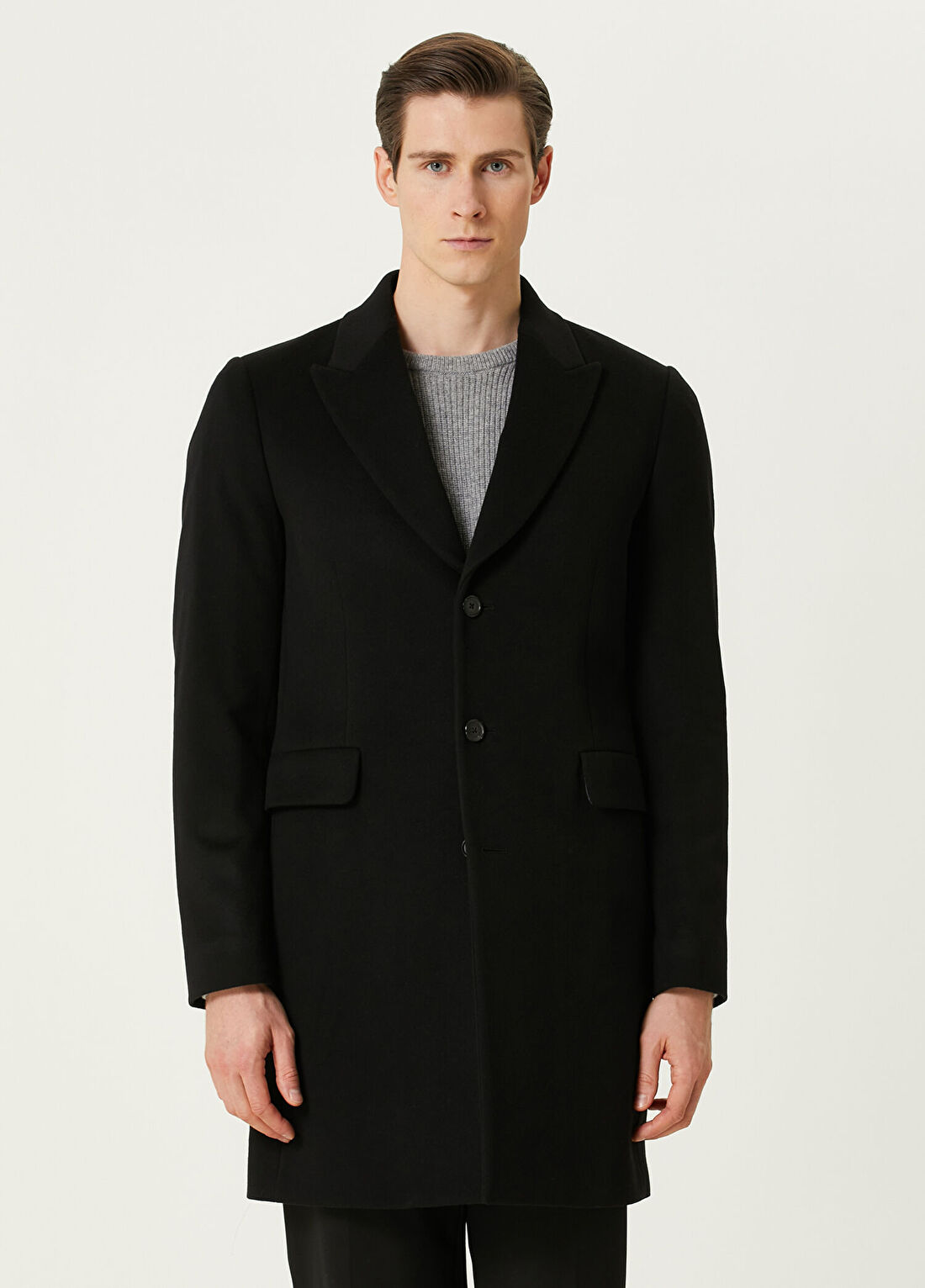 Paul Smith Siyah Yün Palto