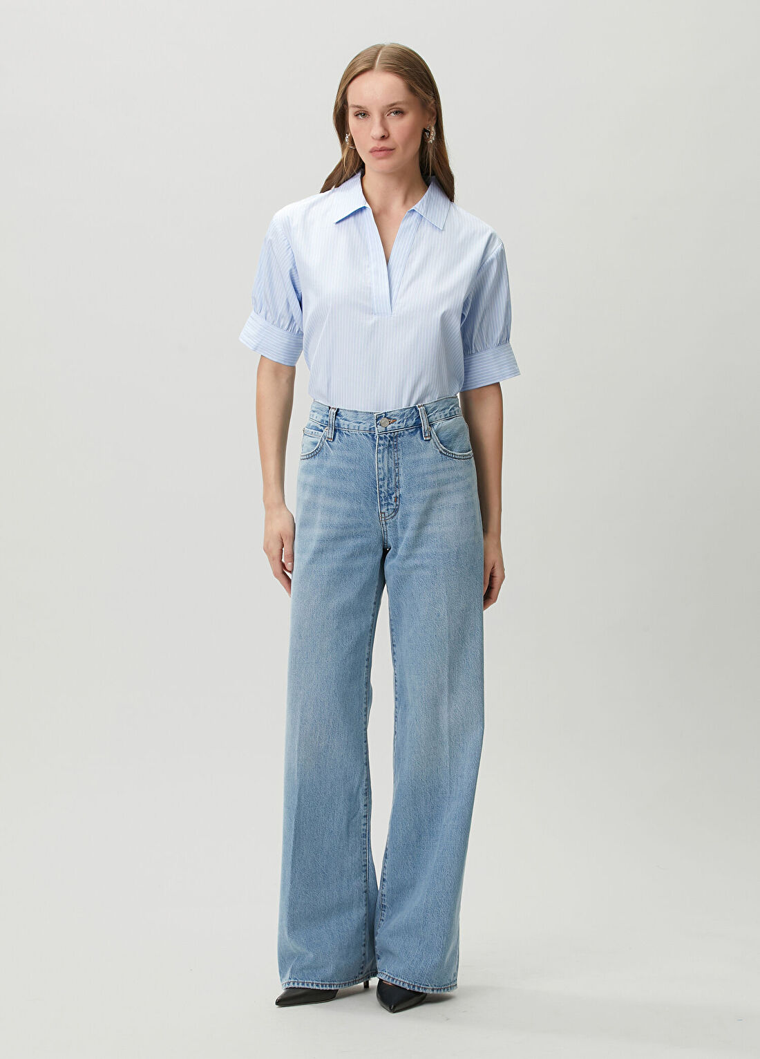 Frame Denim Off Duty Stroll Mavi Jean Pantolon
