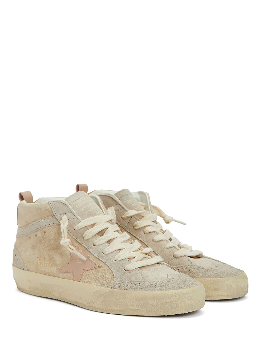 Golden Goose Mid Star Pudra Kadın Sneaker görsel 2