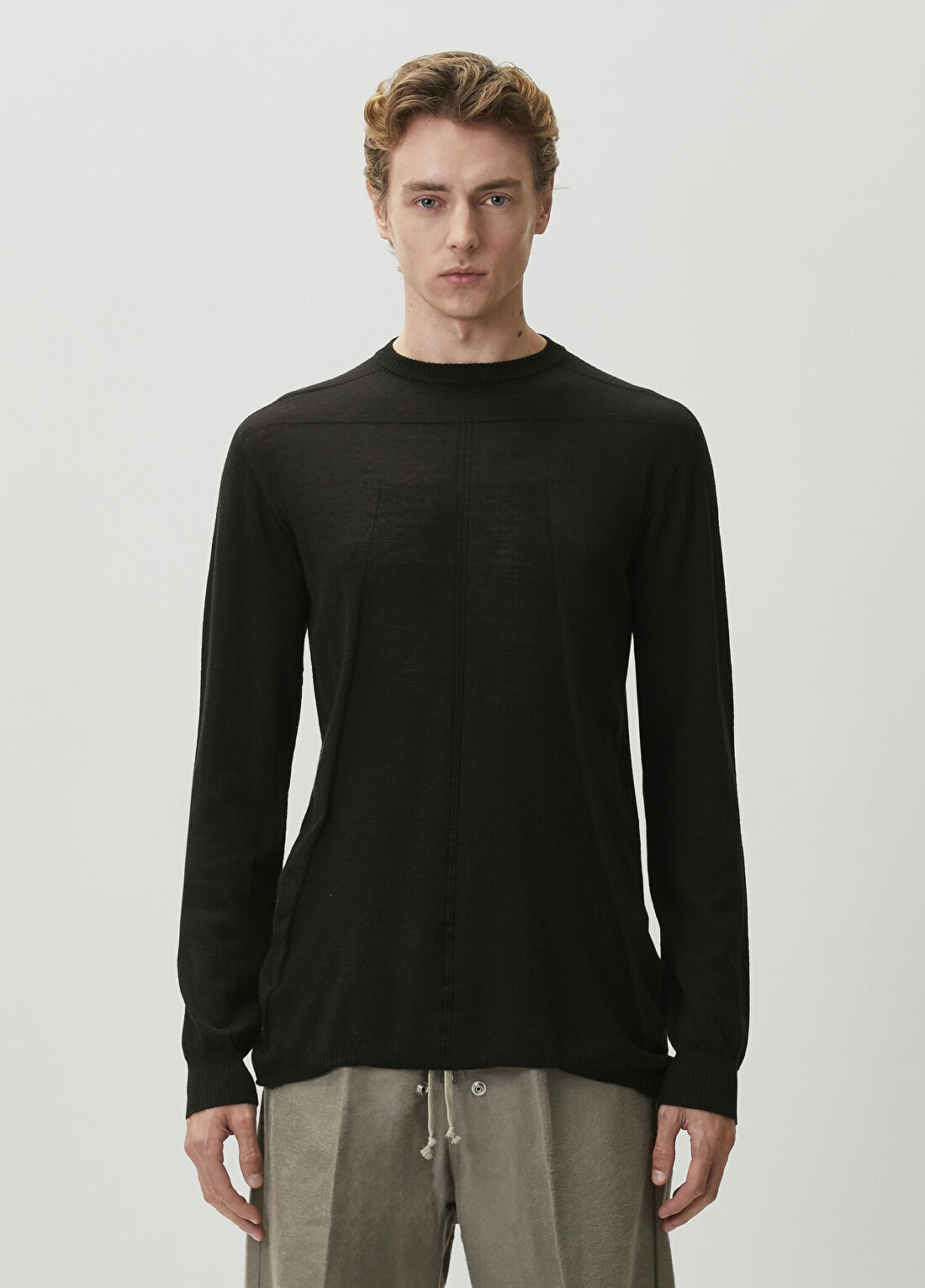 Rick Owens Siyah Yün Triko