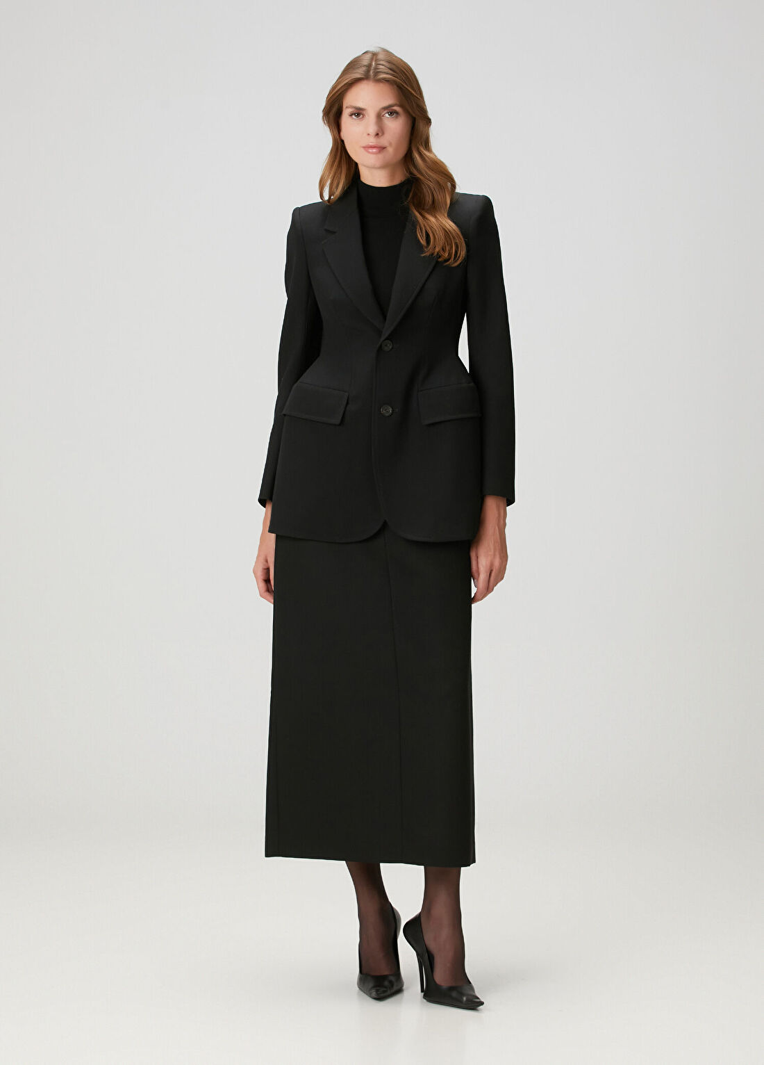 Balenciaga Siyah Yün Ceket görsel 2