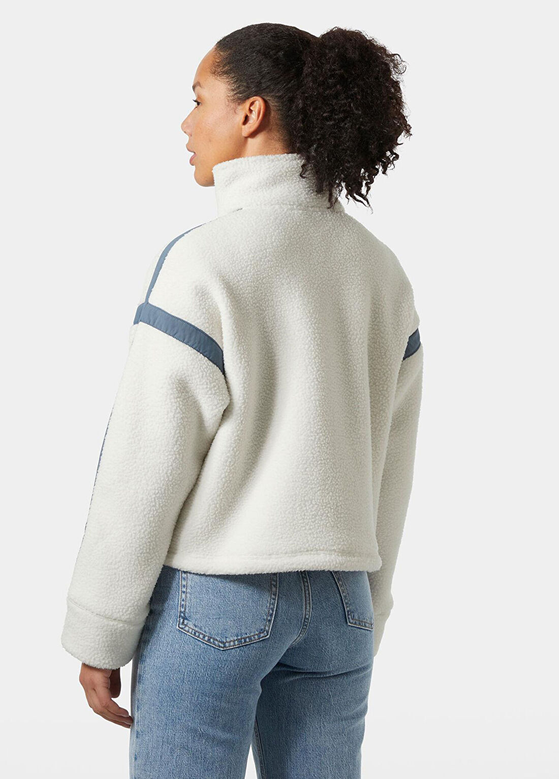 Helly Hansen W Imperial Pile Snow Yarım Fermuarlı Kadın Polar Spor Sweatshirt görsel 3