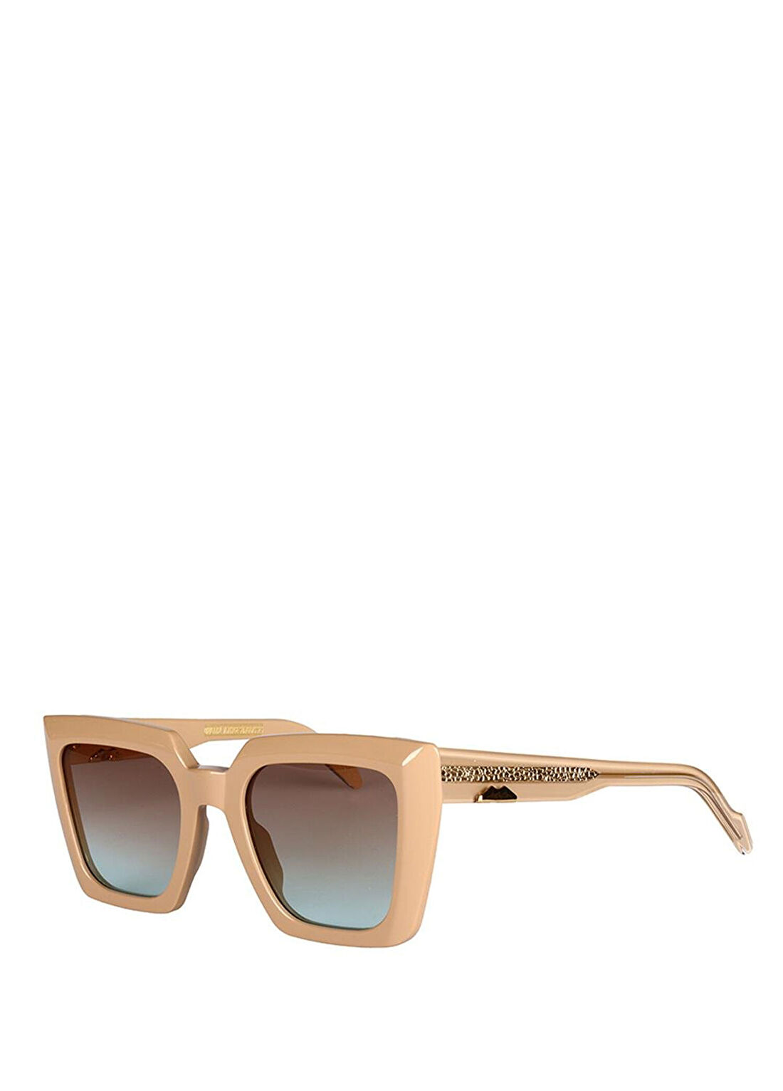 Original Vintage Sunglasses Naples City Nc 03 Ivory Bej Asetat Kadın Güneş Gözlüğü