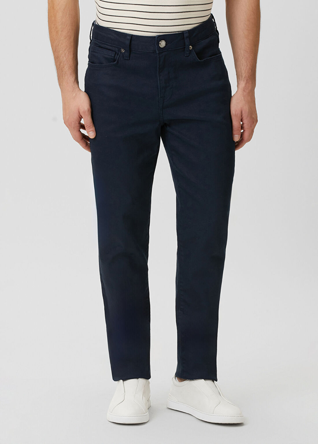 Network Lacivert Kaplamalı Denim Pantolon görsel 2