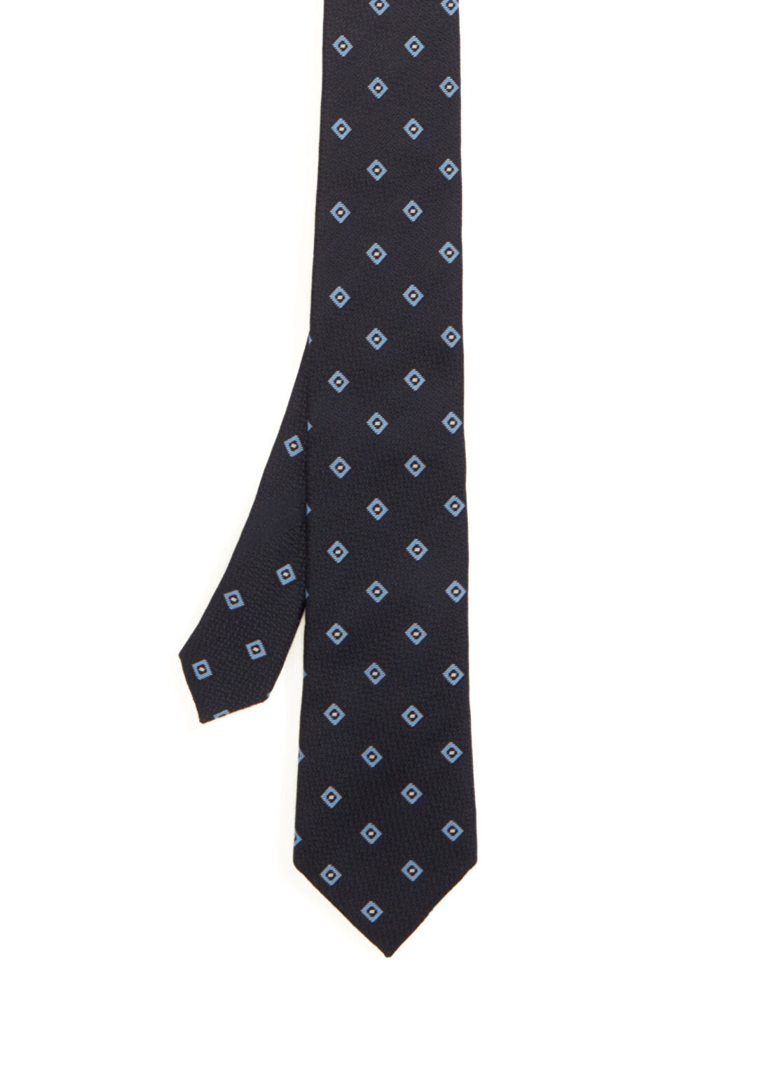 Zegna Lacivert İpek Kravat