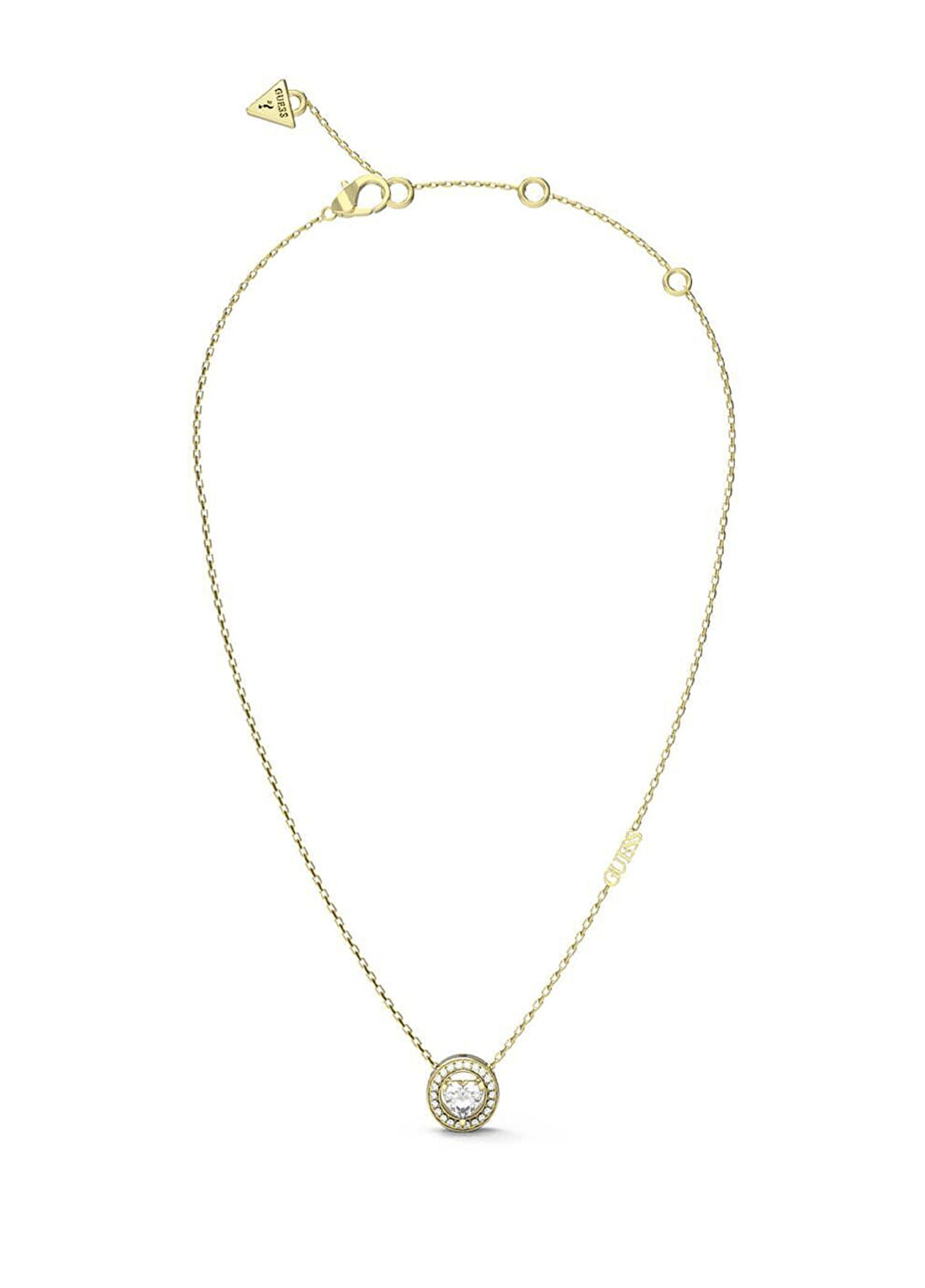 Guess JGUJUBN04667JWYGTU Kalpli Altın Rengi Çelik Kadın Kolye