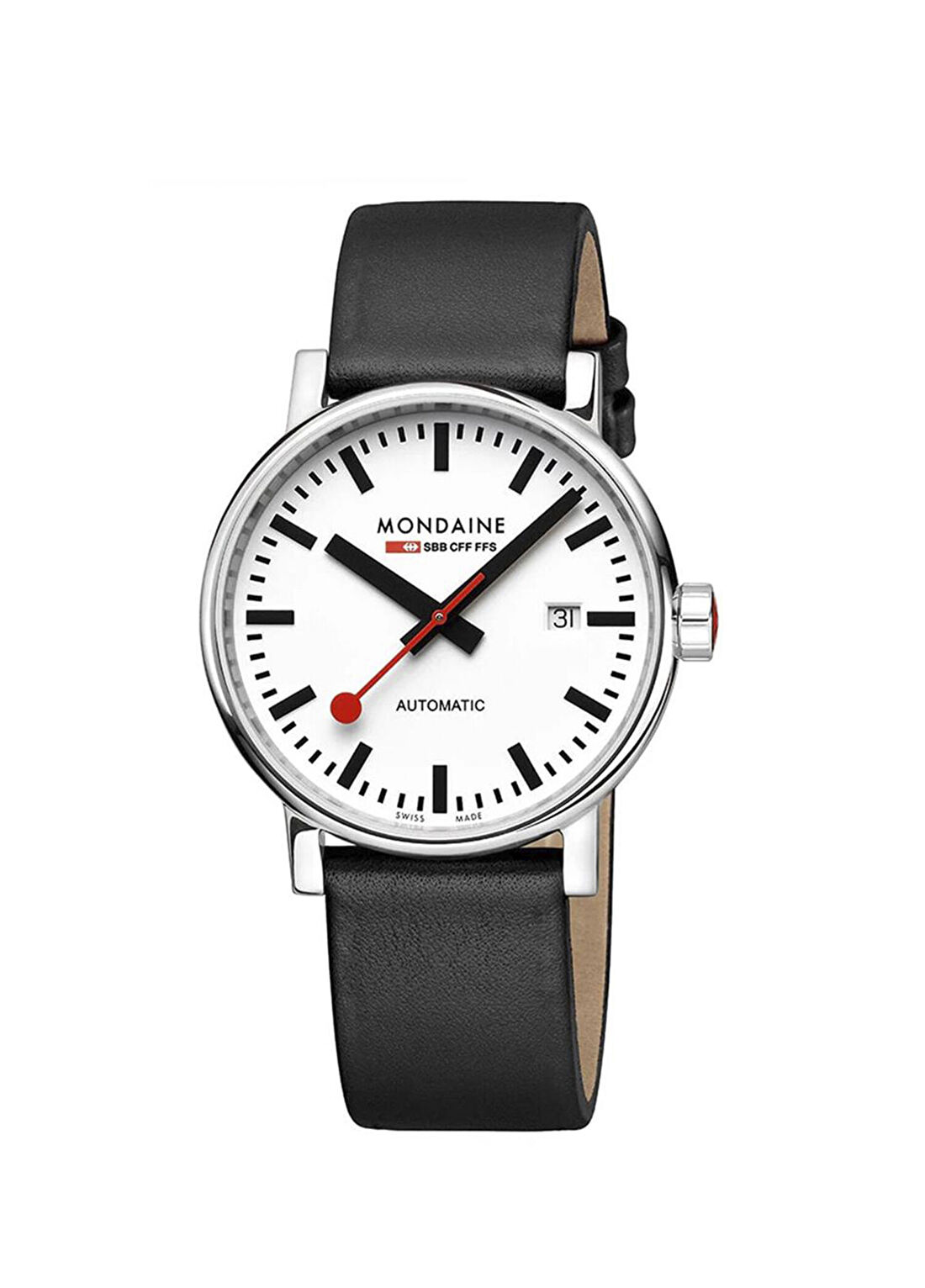 Mondaine EVO2 MSE.40610.LBV Siyah Deri Erkek Kol Saati