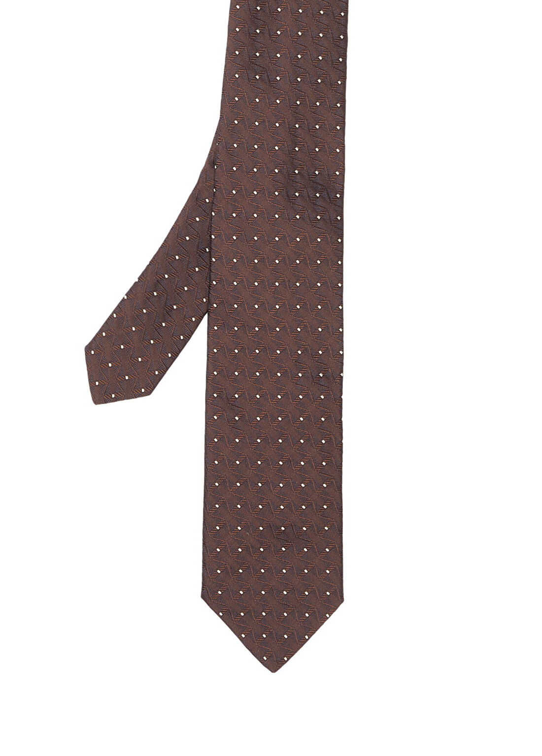 Beymen Collection Bordo Desenli İpek Kravat