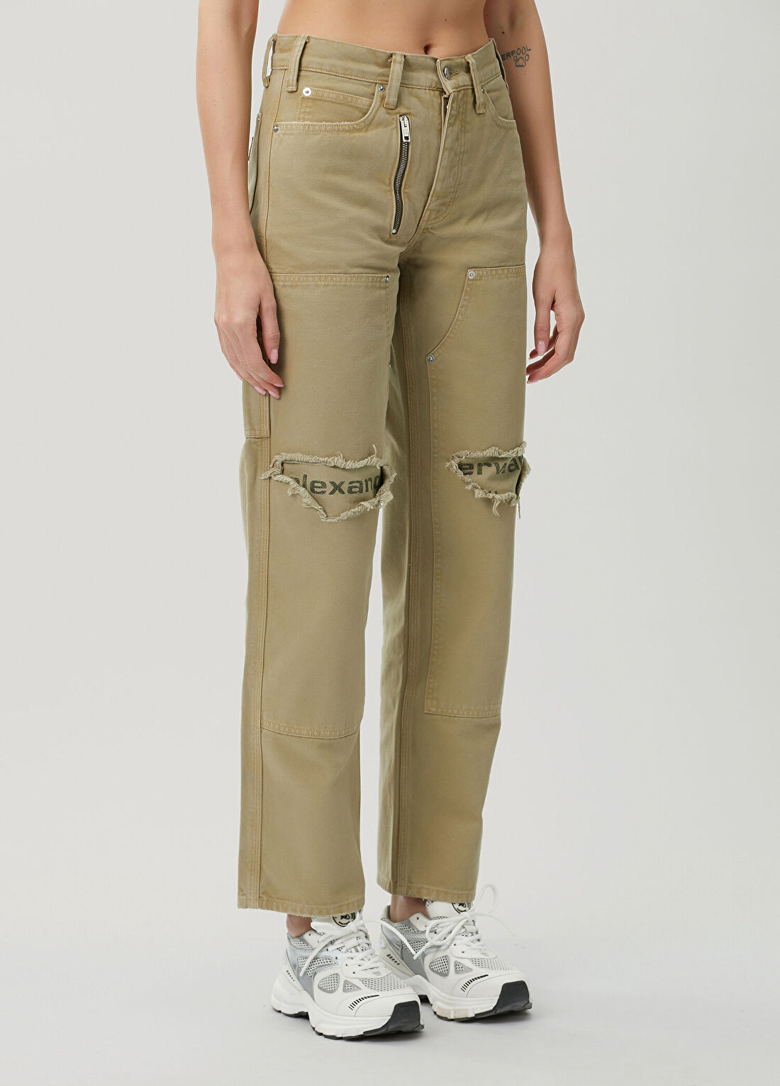 Alexander Wang Haki Jean Pantolon görsel 2