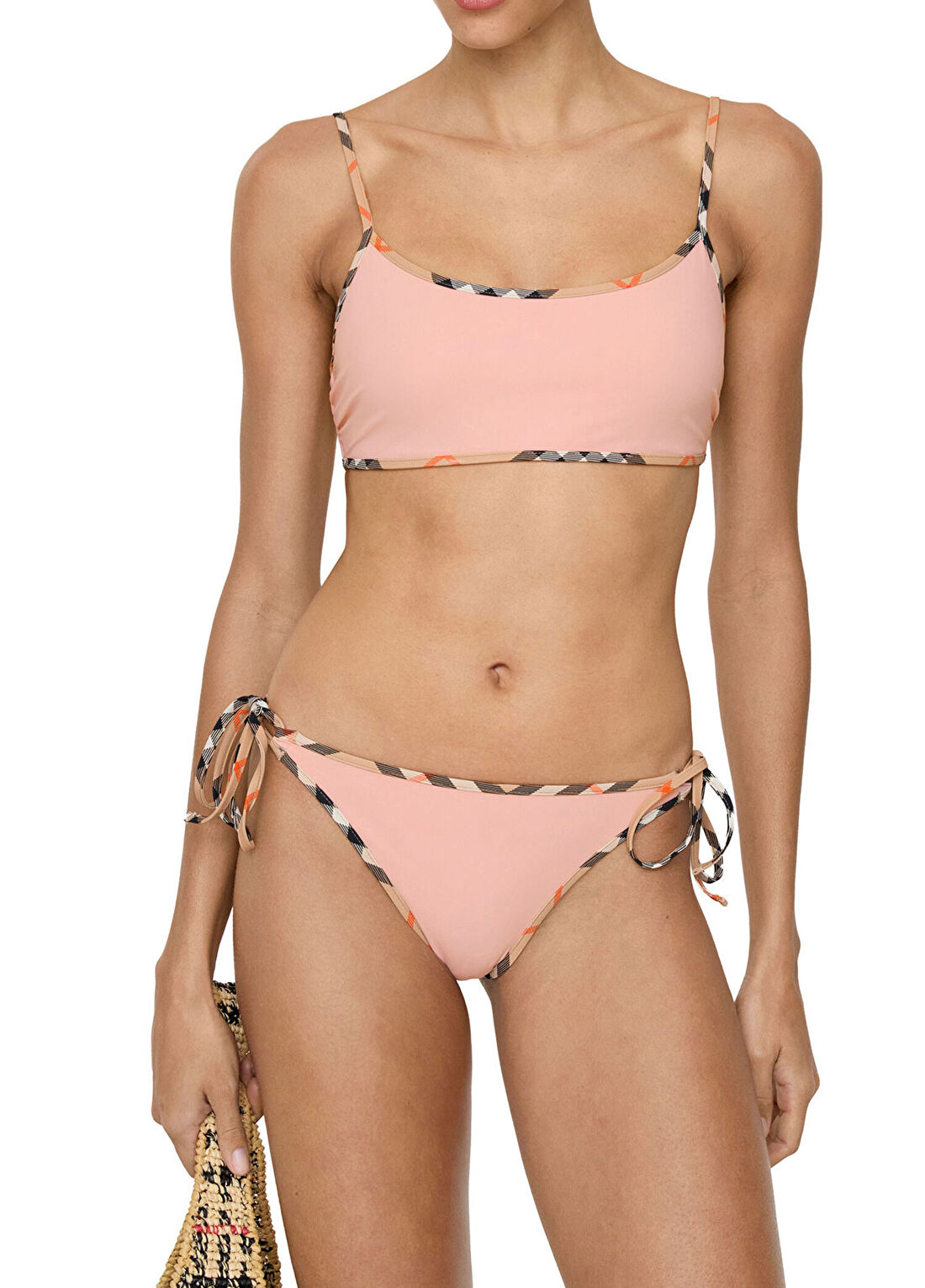 Burberry Starla Pembe İpli Kadın Bikini Altı görsel 3