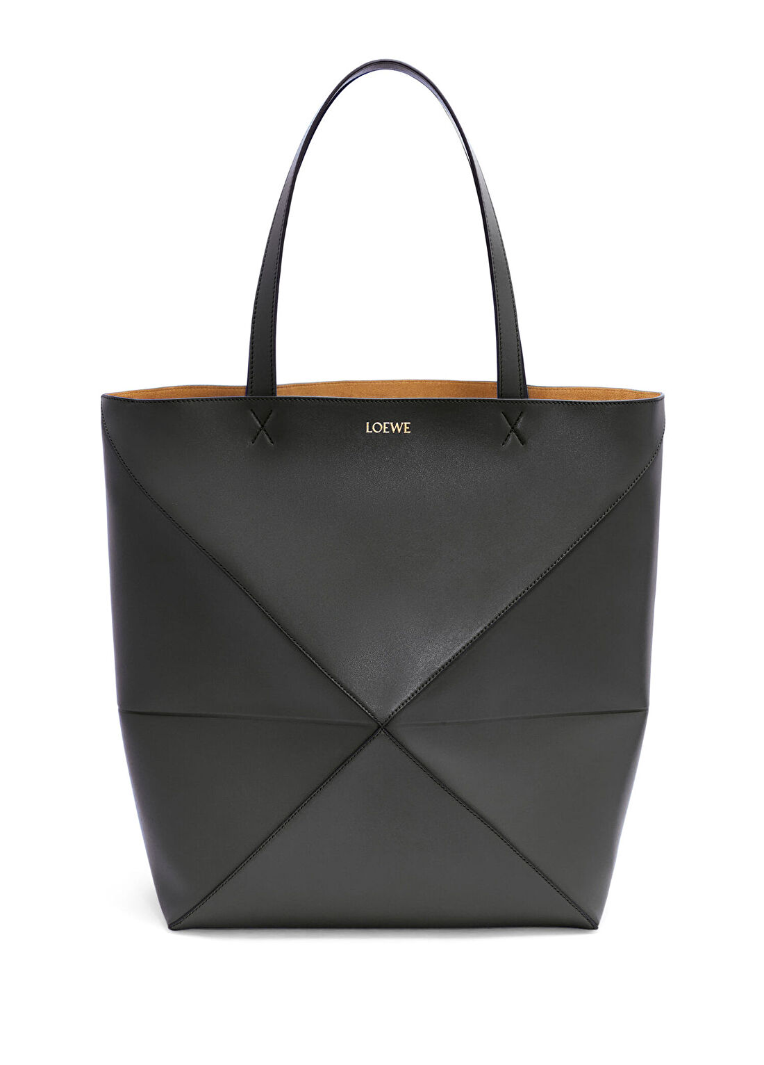 Loewe XL Puzzle Fold Siyah Erkek Deri Çanta