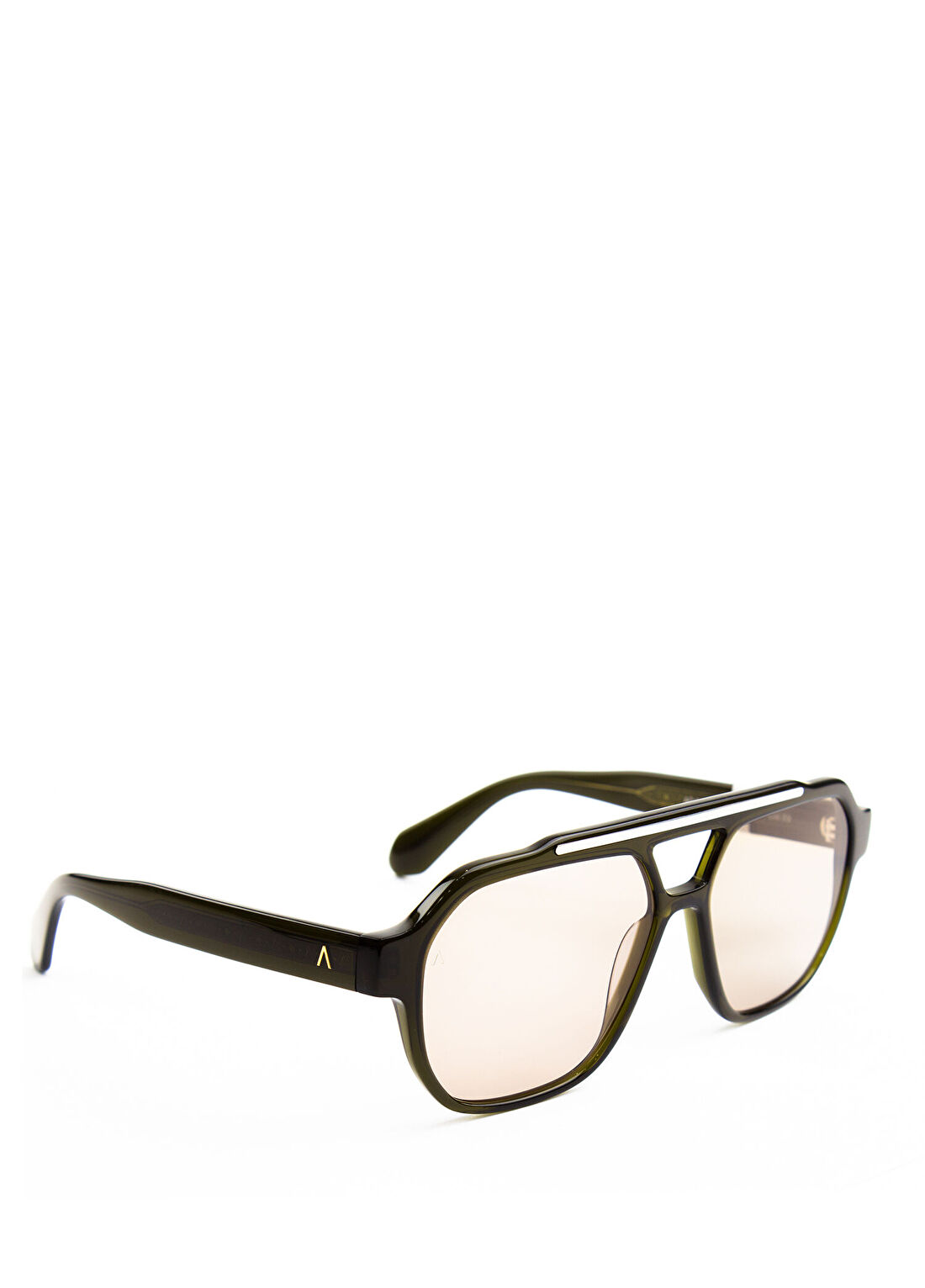 Adam Young AD 059 COL.03 Haki Asetat Unisex Güneş Gözlüğü görsel 2