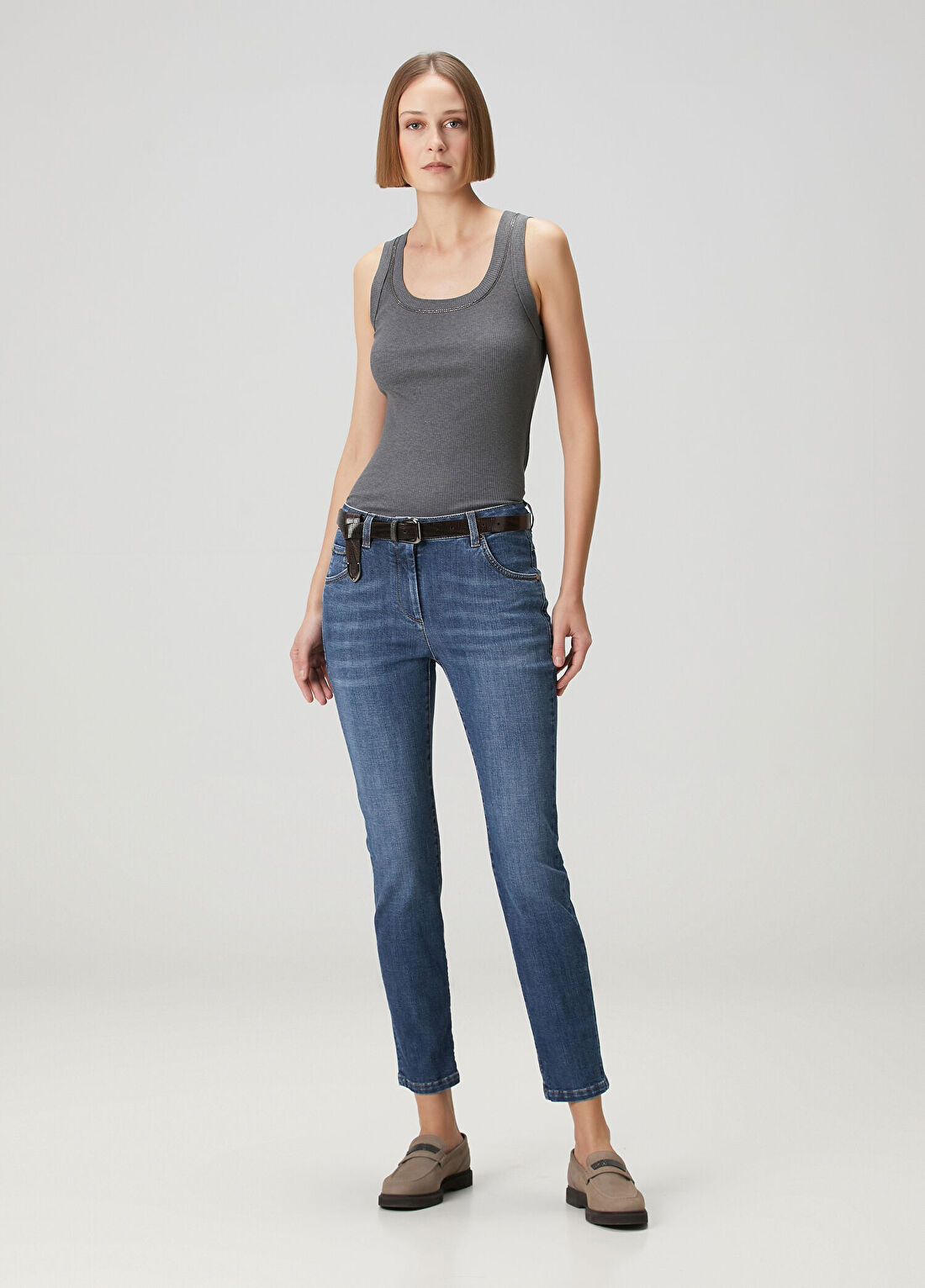 Brunello Cucinelli Mavi Jean Pantolon