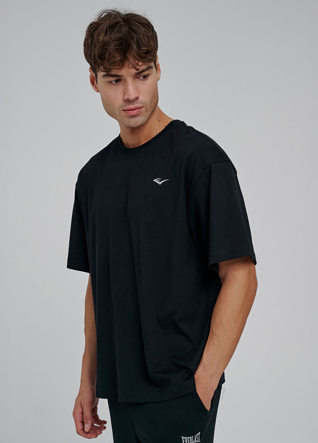 Everlast Ever Classics 2.0 Comfort Siyah Kısa Kollu Erkek T-Shirt görsel 3