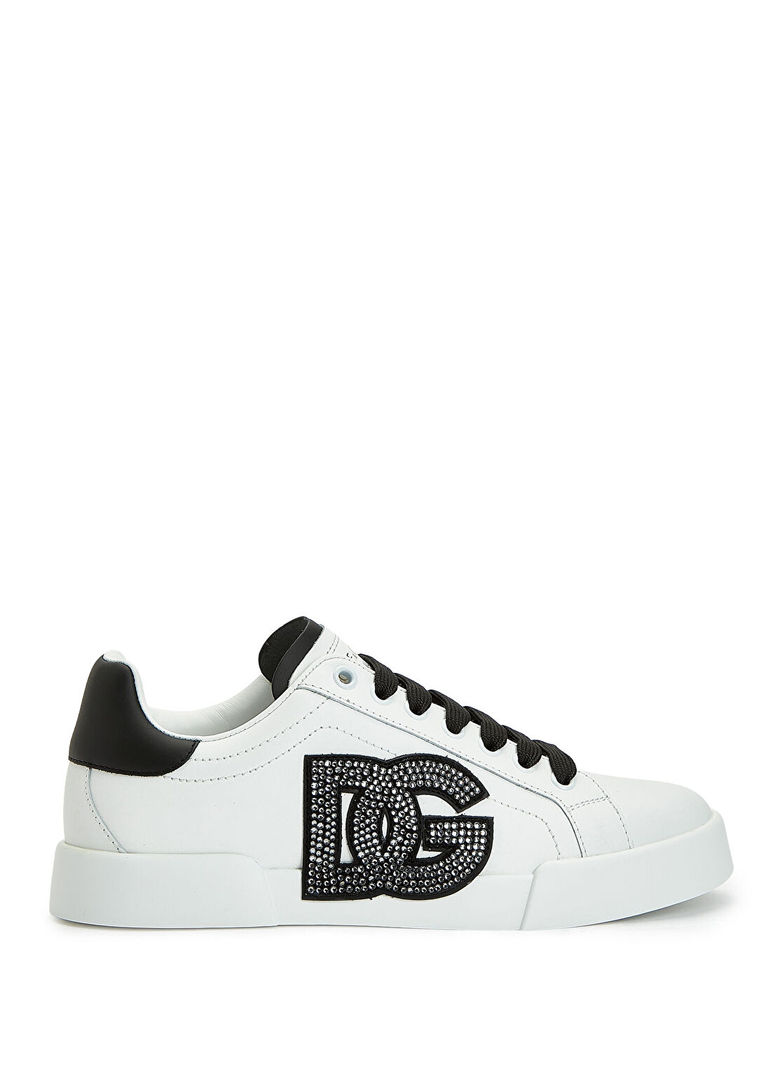Dolce&Gabbana Portofino Beyaz Kadın Deri Sneaker