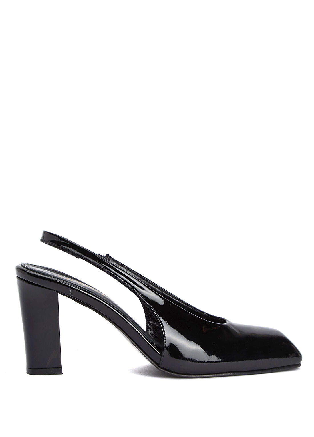 Divarese Siyah Rugan Stiletto