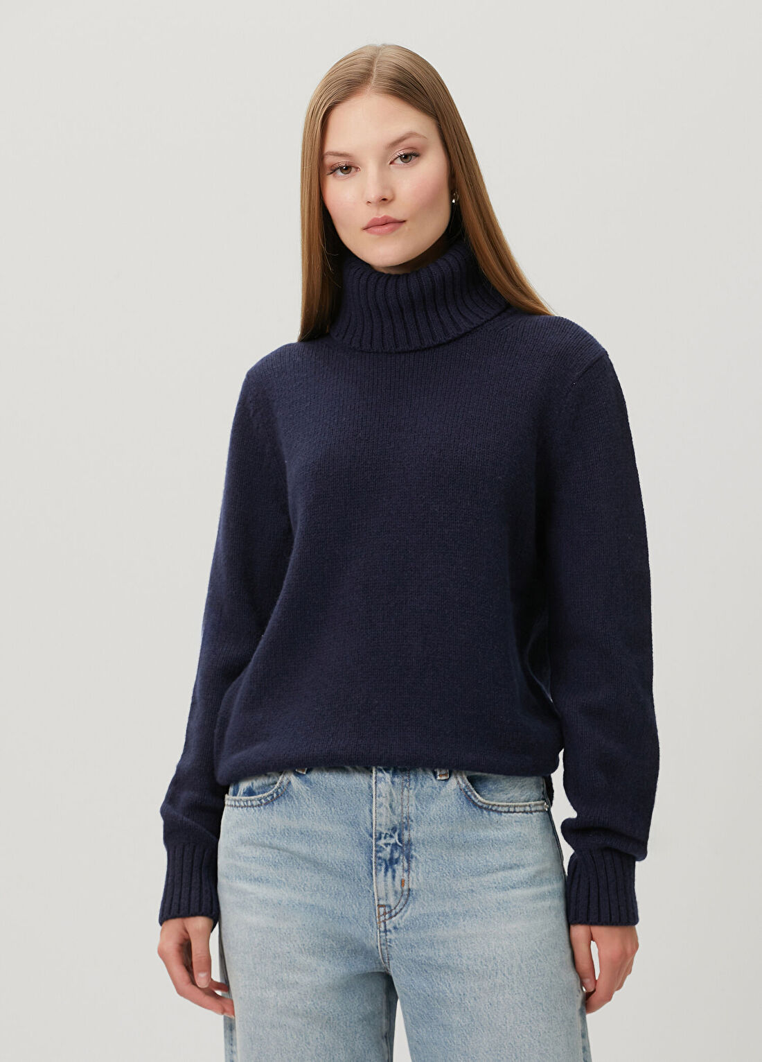 Polo Ralph Lauren Lacivert Yün Triko görsel 3