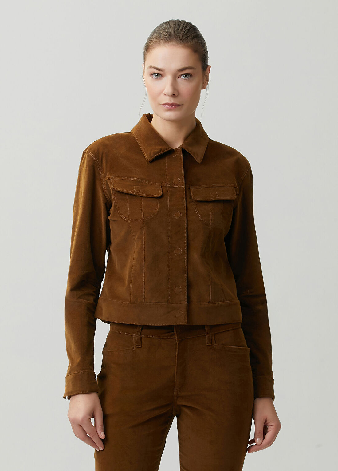 Tom Ford Kahverengi Kadife Ceket