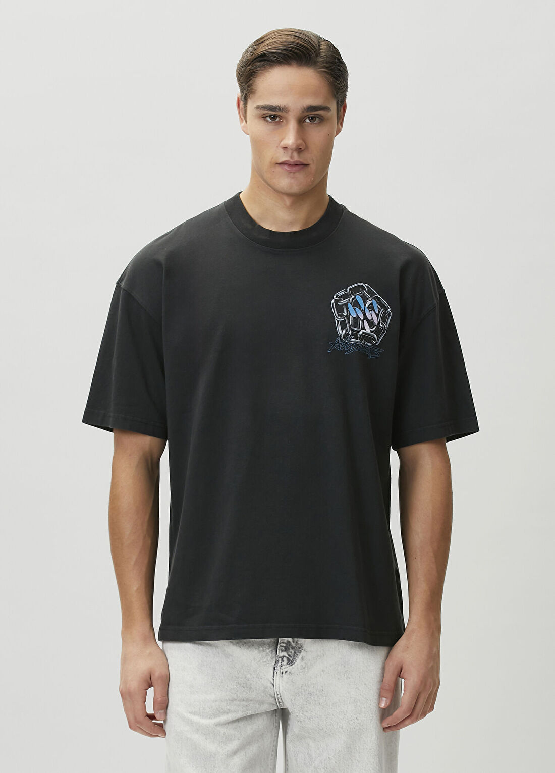 AllSaints Affix Antrasit T-shirt
