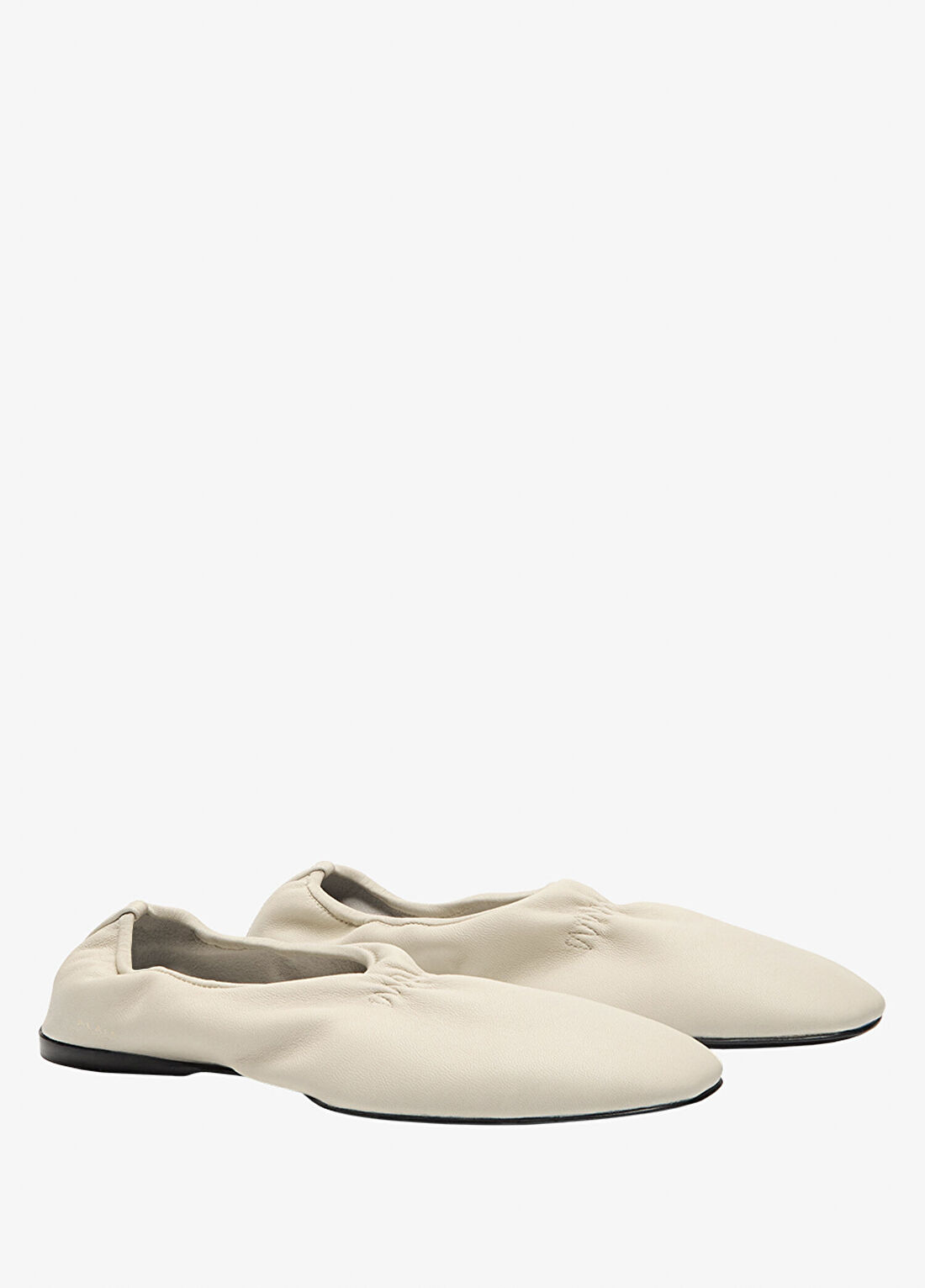 Alaïa Ekru Deri Babet görsel 2