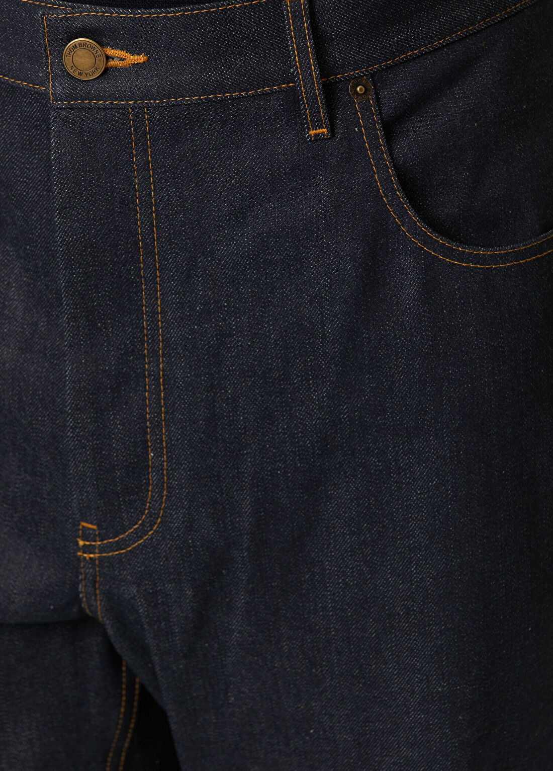 Thom Browne Lacivert Jean Pantolon görsel 4