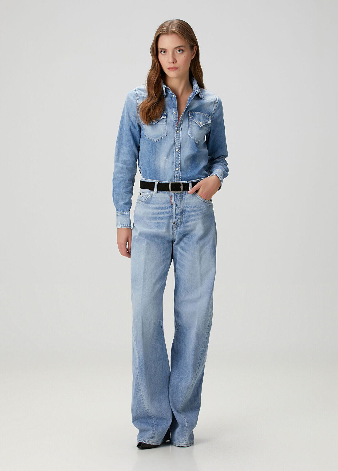 Dsquared2 Twisted Mavi Jean Pantolon