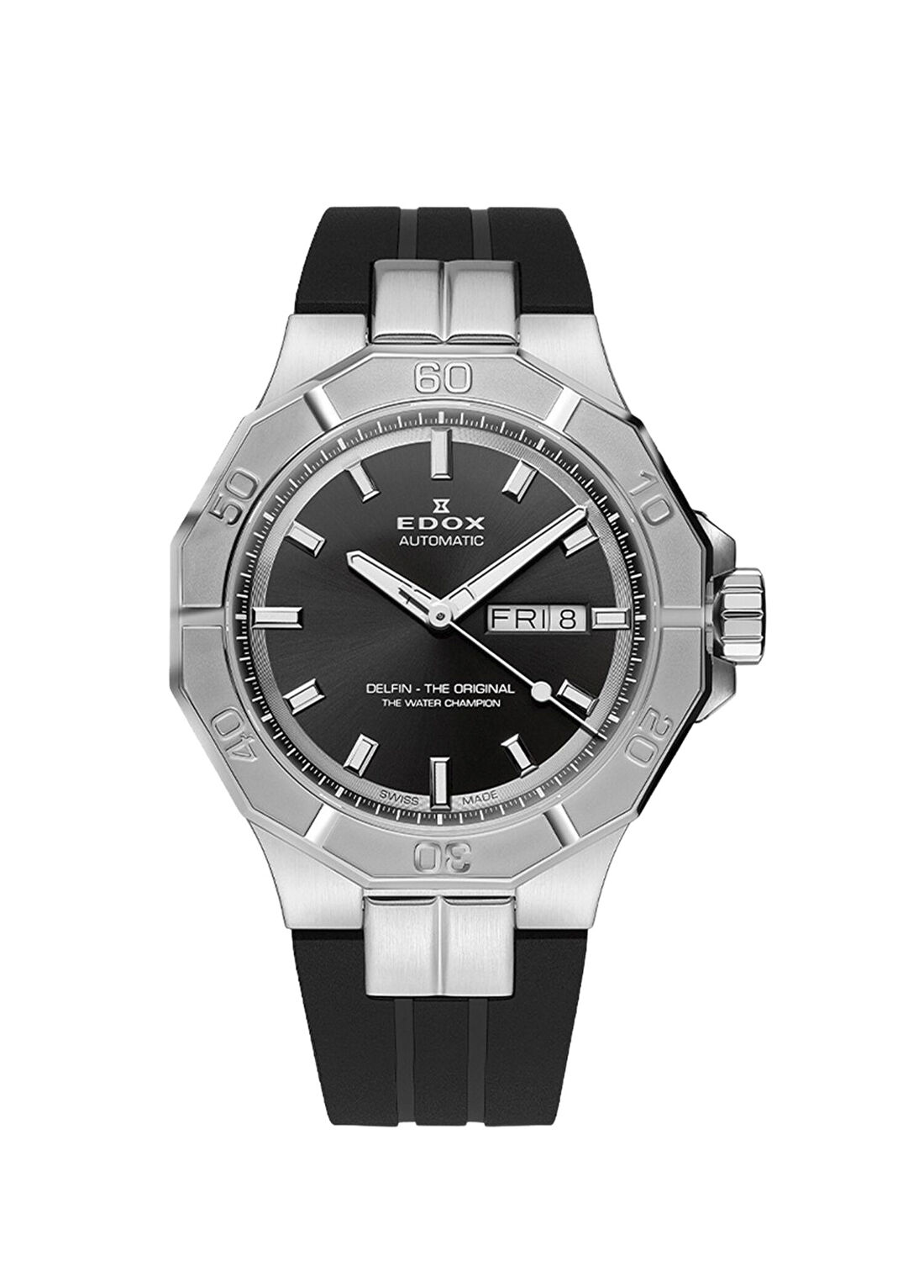 Edox Delfin 88008-3CA-NIN Siyah Erkek Kol Saati