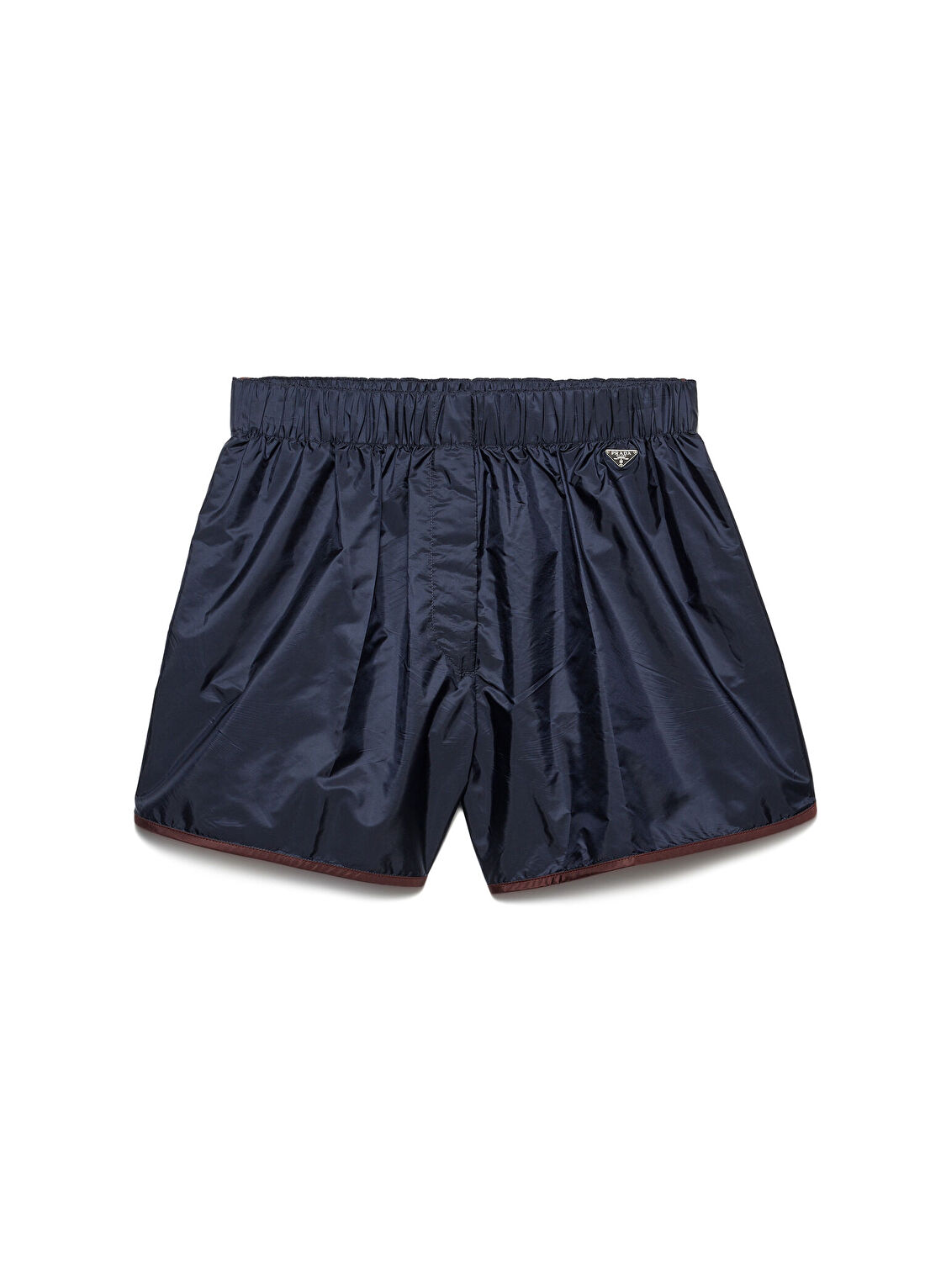 Prada Mavi Re-Nylon Kadın Mini Şort