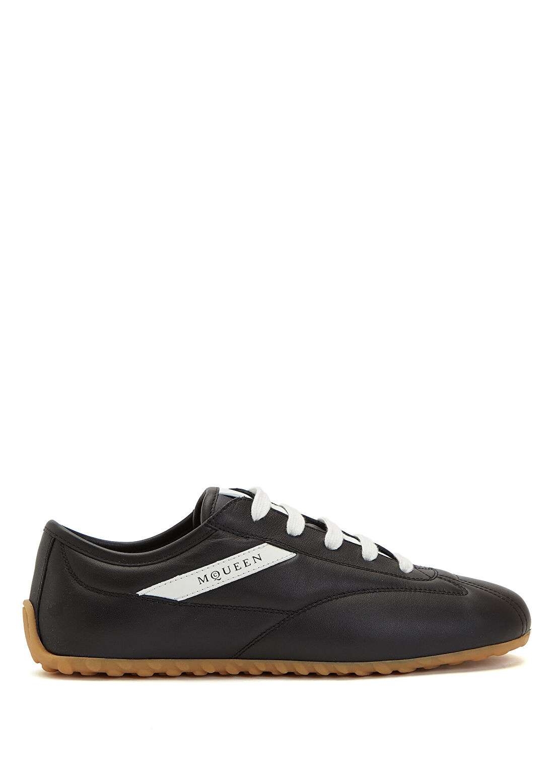 McQueen Boxe Siyah Kadın Deri Sneaker