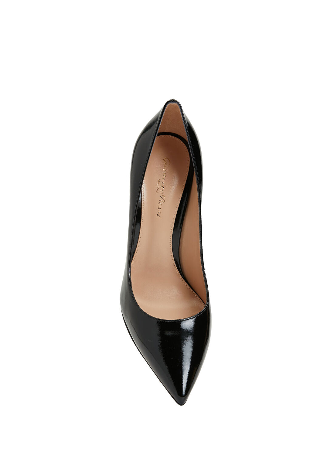 Gianvito Rossi Siyah Deri Stiletto görsel 4