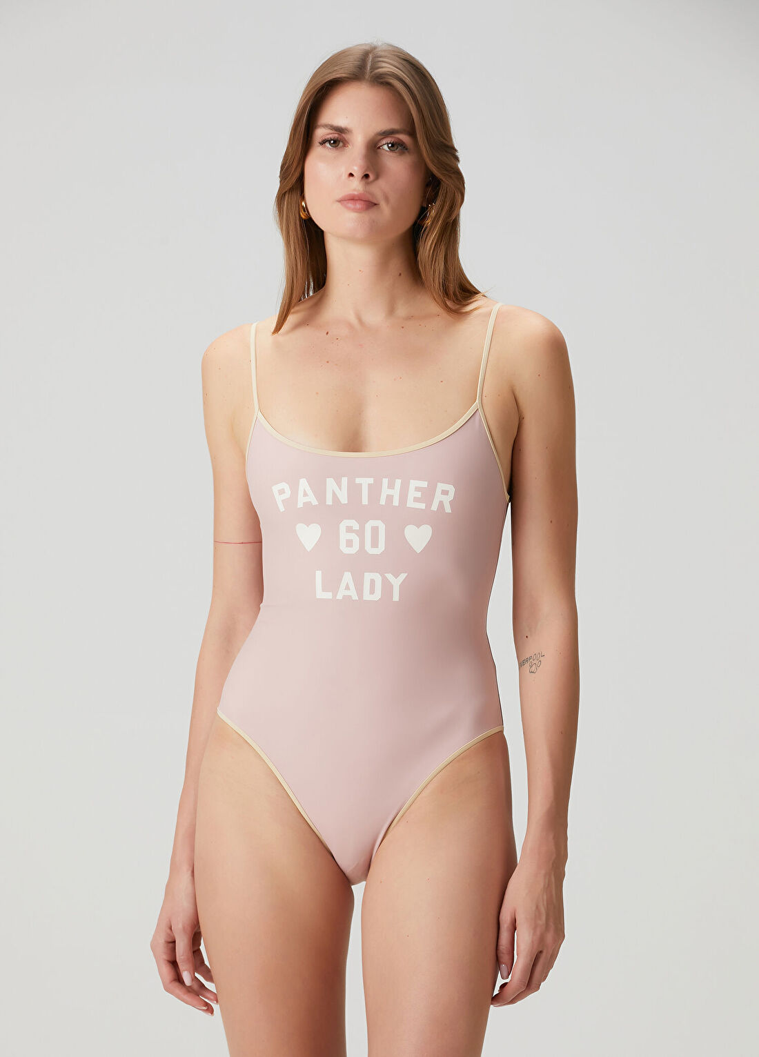 Valentino Pembe Baskılı Mayo görsel 2