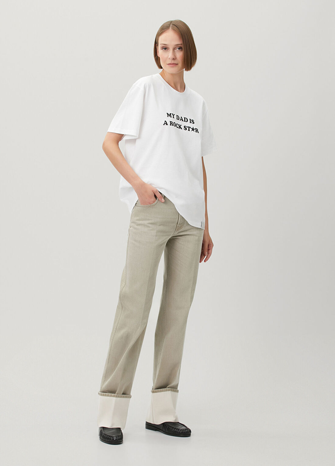 Stella McCartney Beyaz Baskılı T-shirt görsel 2