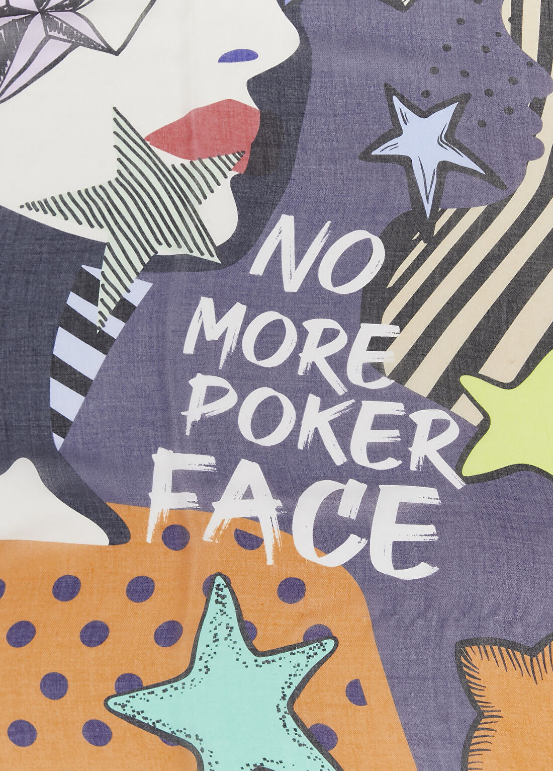 Nice Elements Pokerface Kadın Fular görsel 2