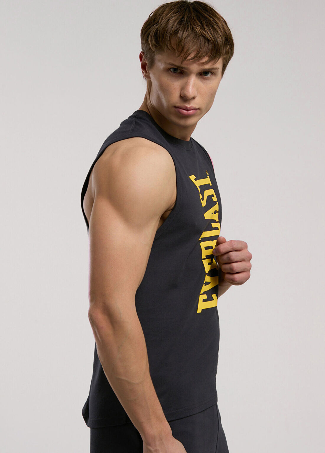 Everlast Ever Classics Regular Füme Erkek Spor Atlet görsel 3