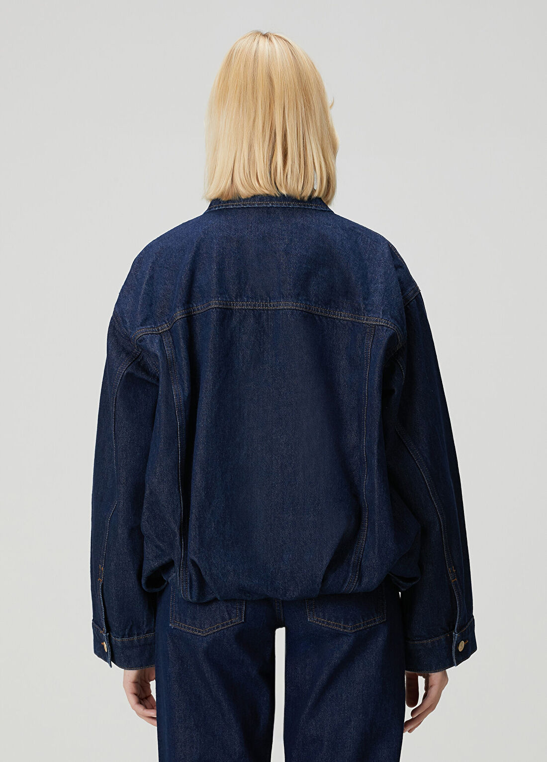 7 For All Mankind Lacivert Denim Ceket görsel 4