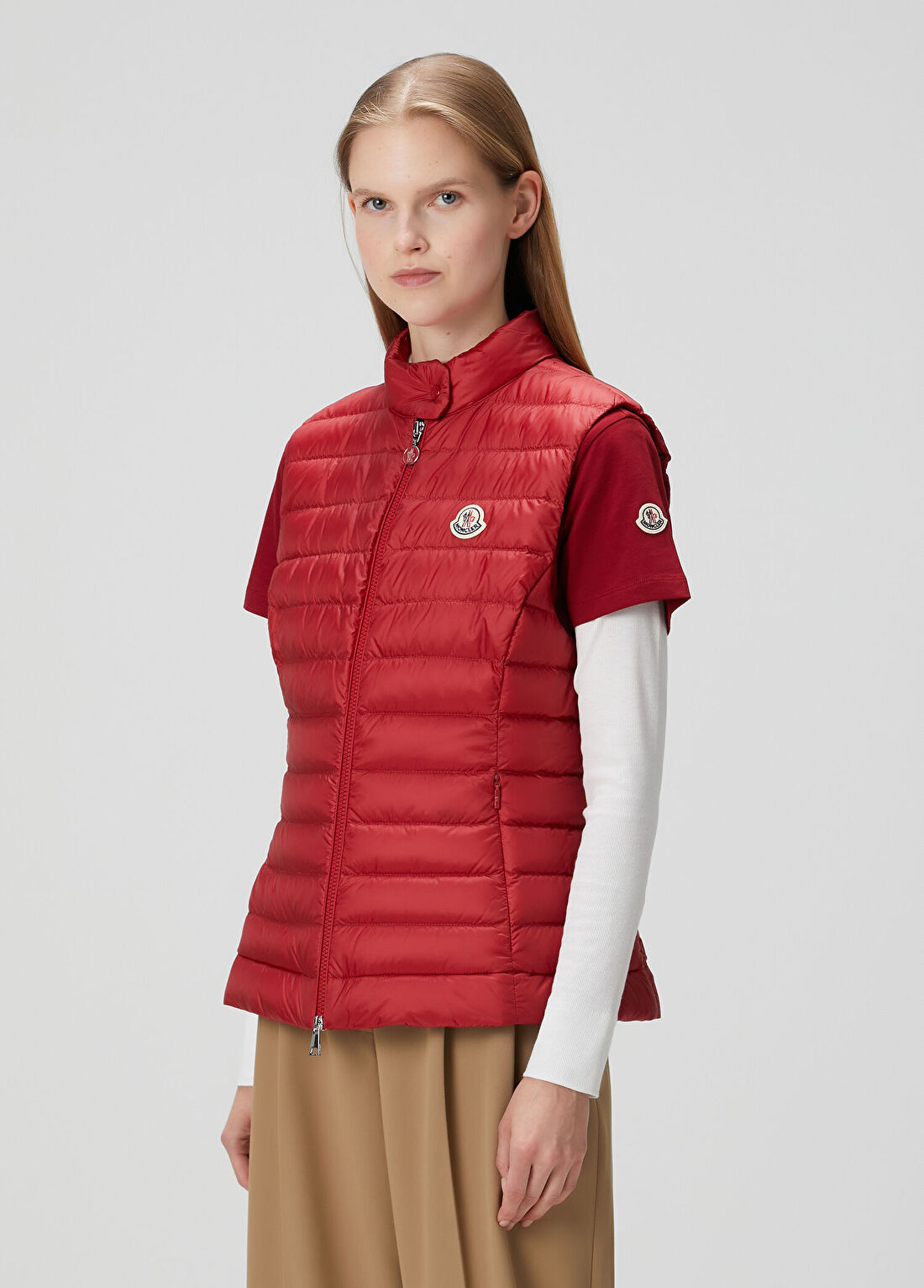 Moncler Igens Kırmızı Yelek görsel 3