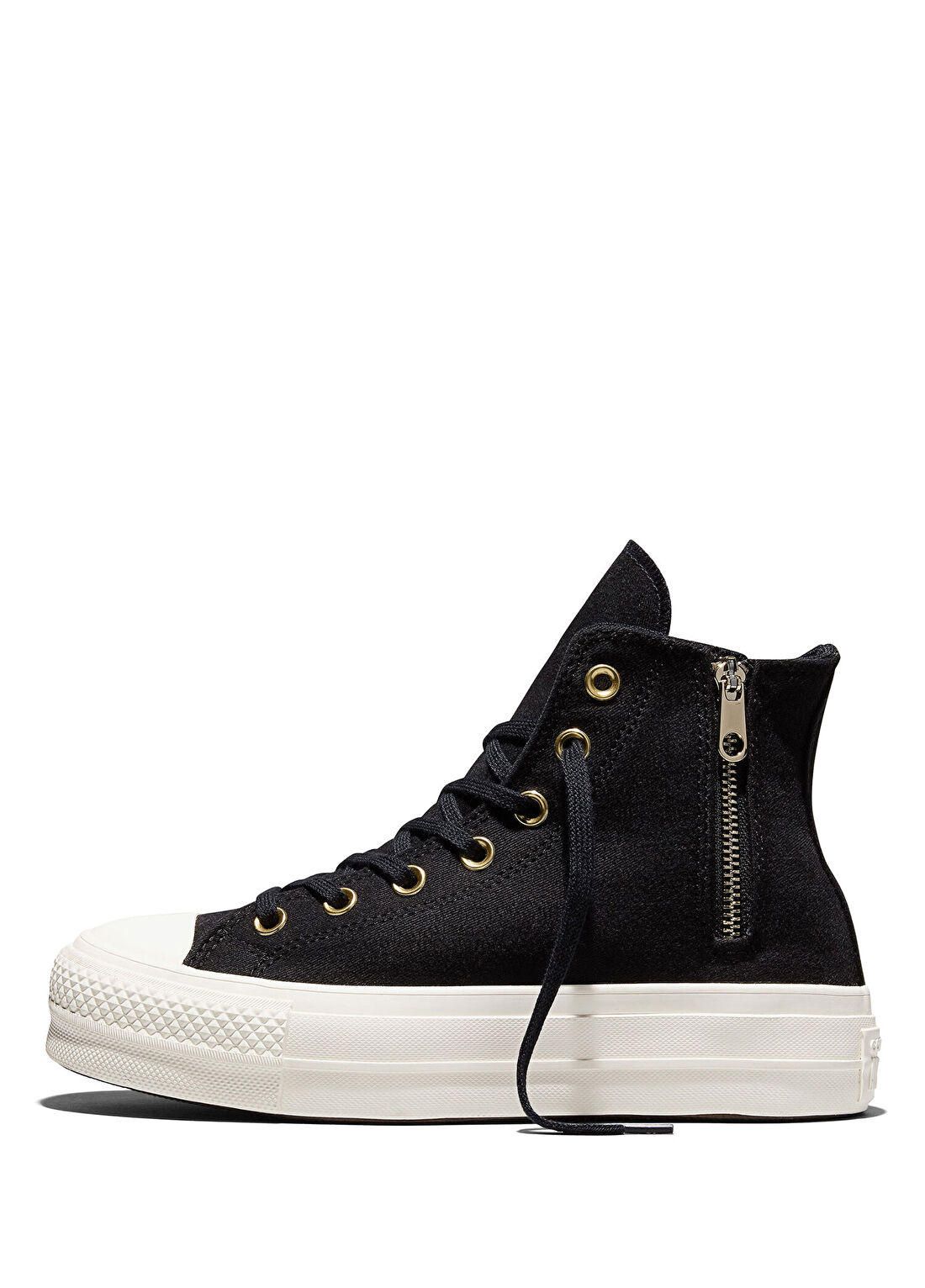 Converse Chuck Taylor All Star Platform Lift Siyah Kadın Sneaker görsel 3