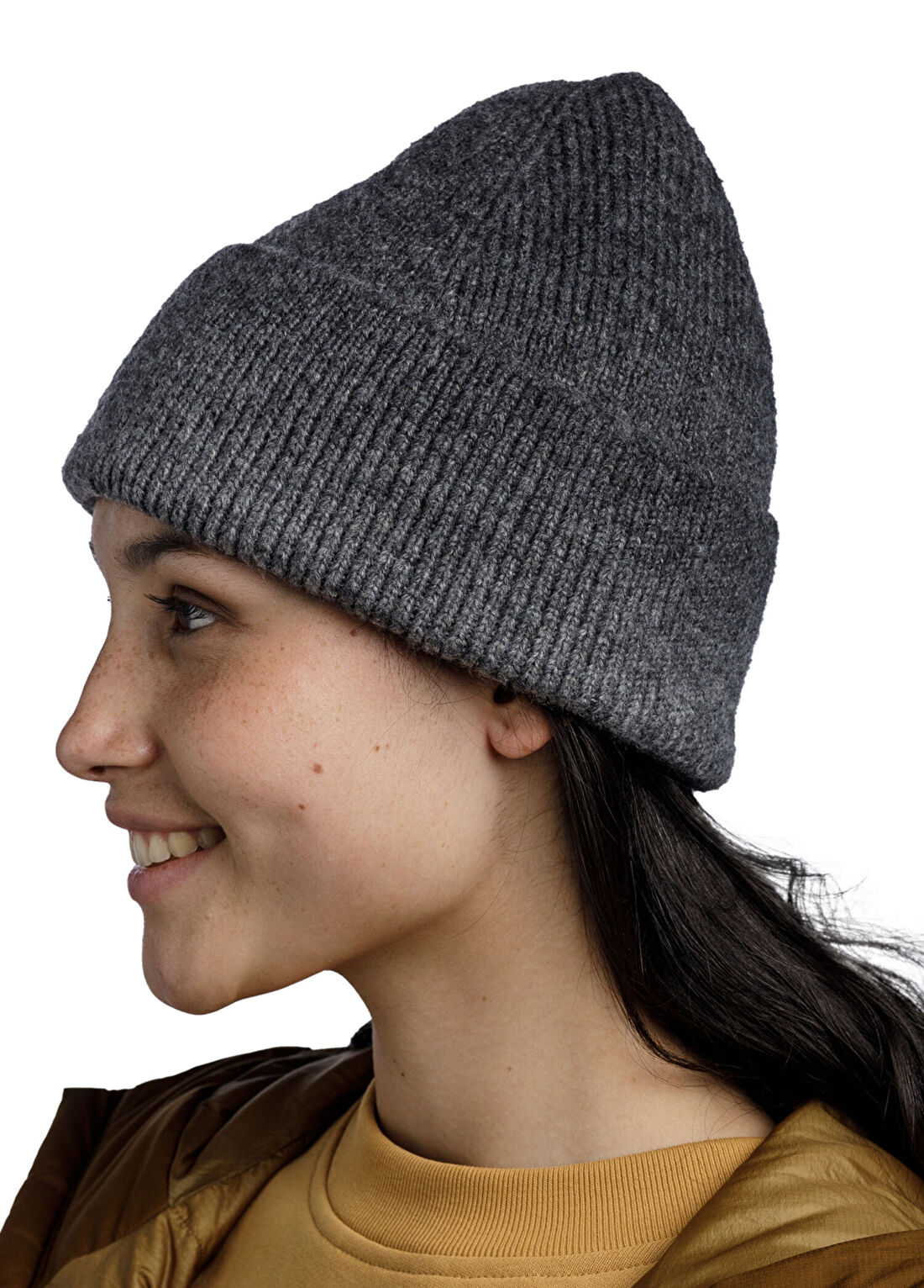 Buff Knitted Marin Graphite Unisex Bere görsel 3