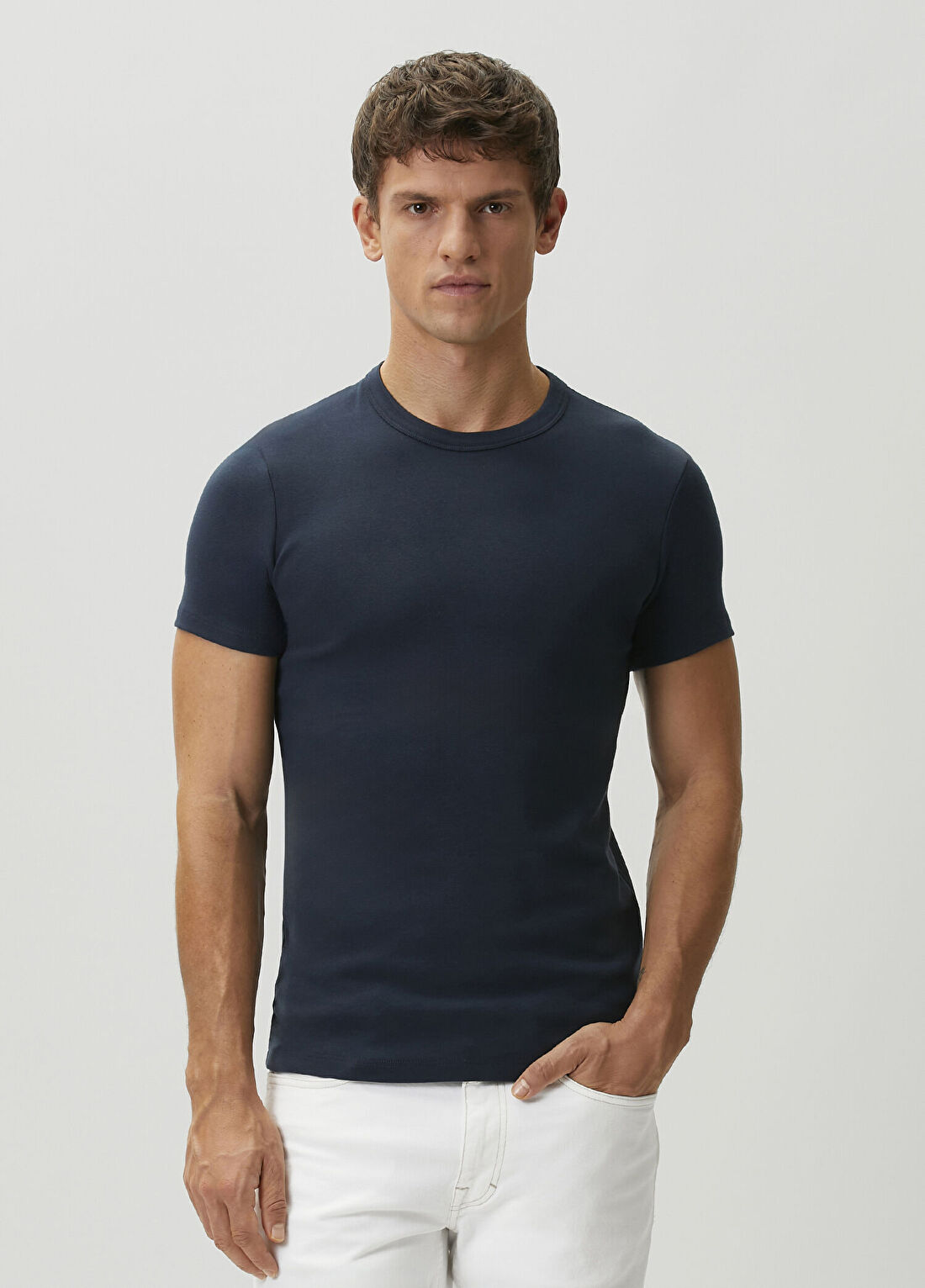 Tom Ford Lacivert Basic T-shirt