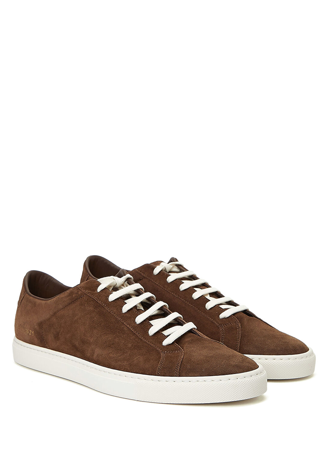 Common Projects Achilles Slim Premium Kahverengi Süet Sneaker görsel 2