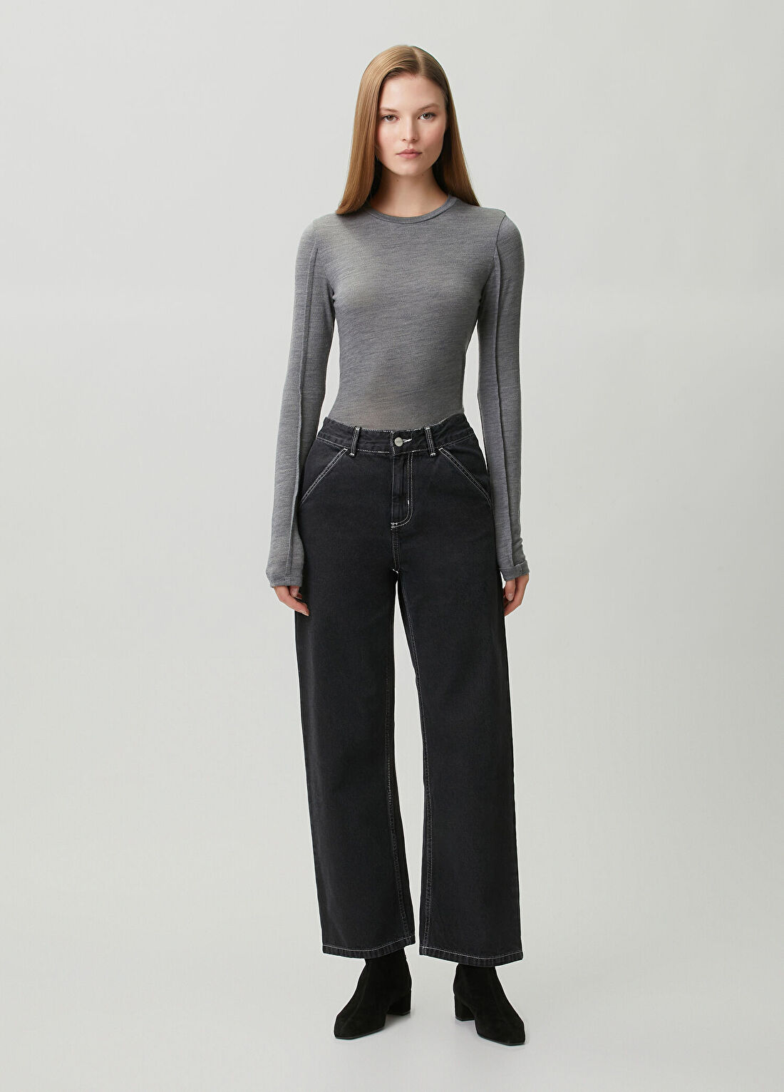 Carhartt WIP Simple Siyah Jean Pantolon