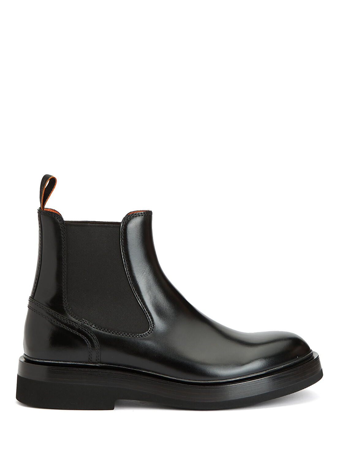 Santoni Alfie Siyah Erkek Deri Bot